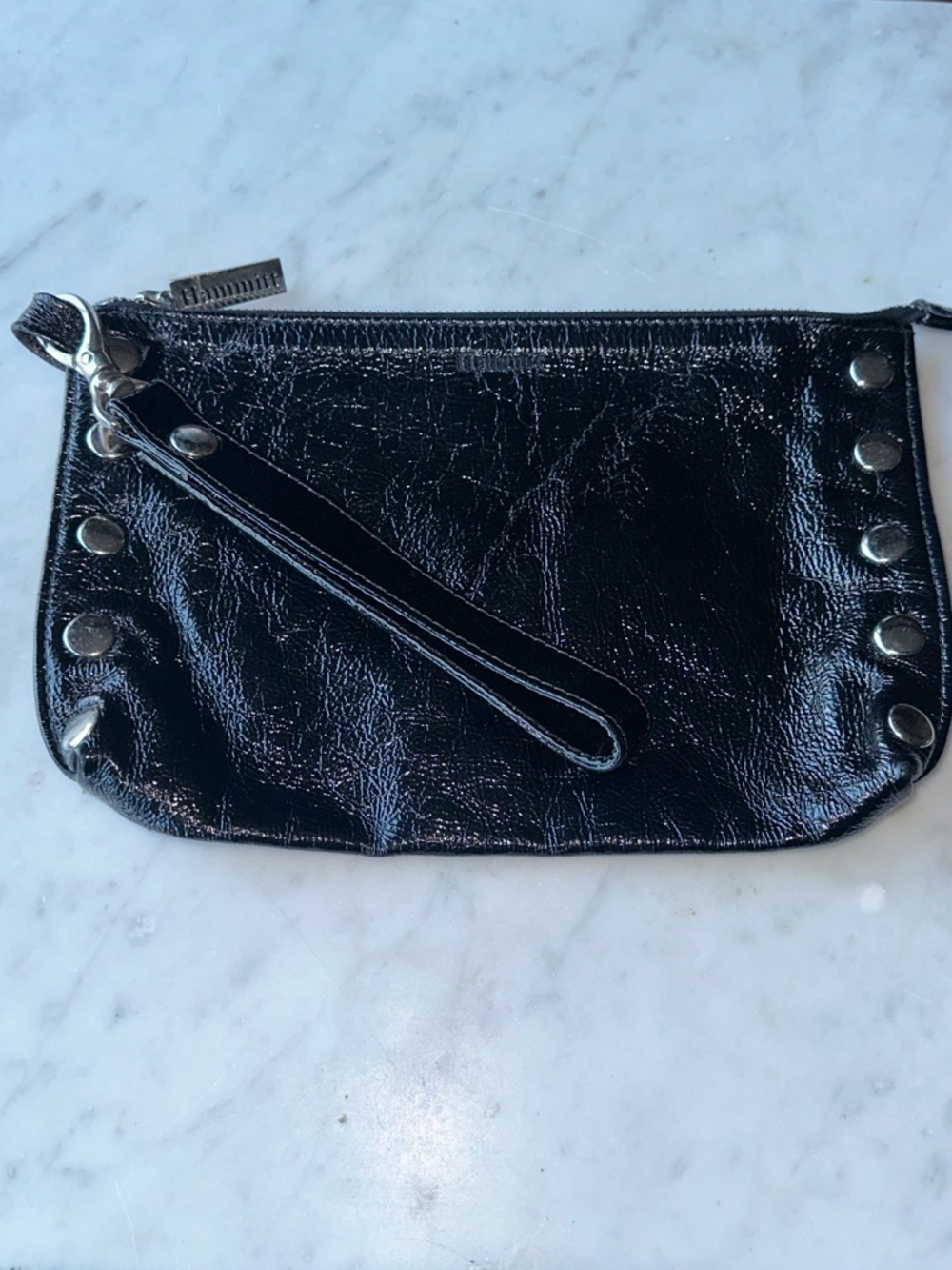Black Leather Wristlet by Hammitt - Picture 2 of 11